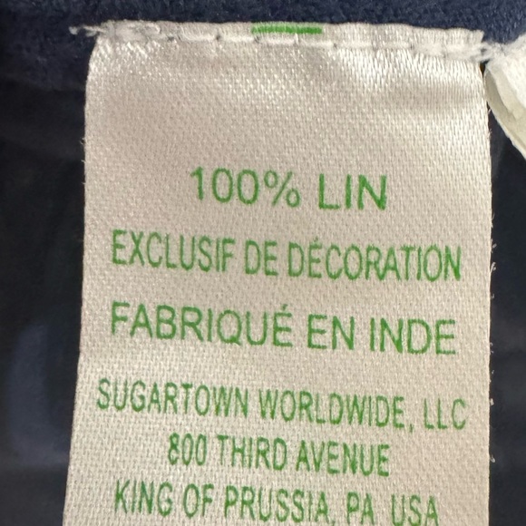 Lilly Pulitzer Amelia Island Linen Embroidered Top Size Small - Picture 4 of 4